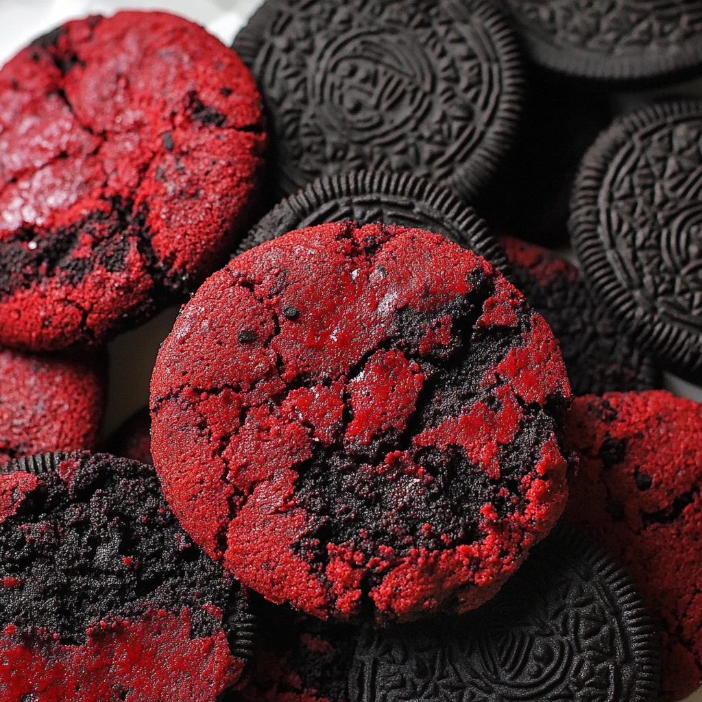 Stranger Things Red Velvet Cookies