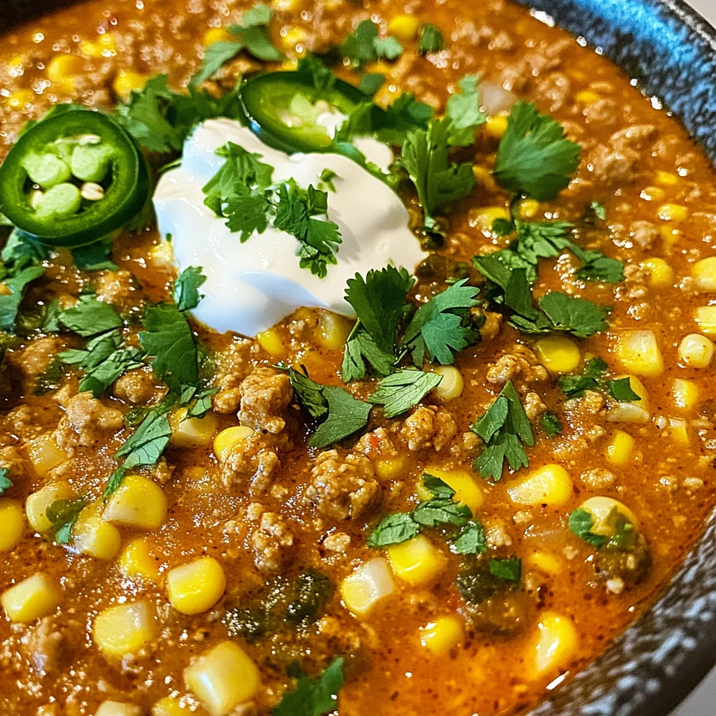 Street Corn Chicken Chili