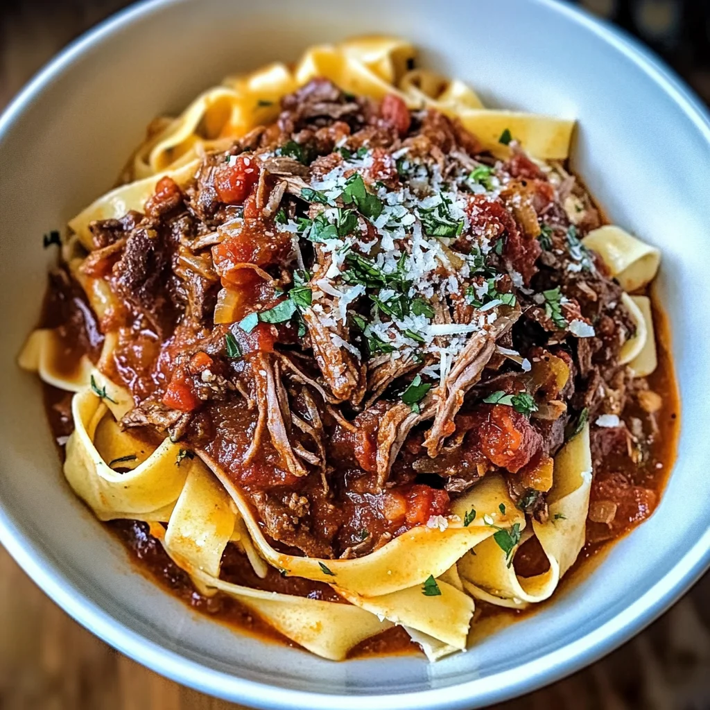 Sunday Slow Cooker Beef Ragu Recipe
