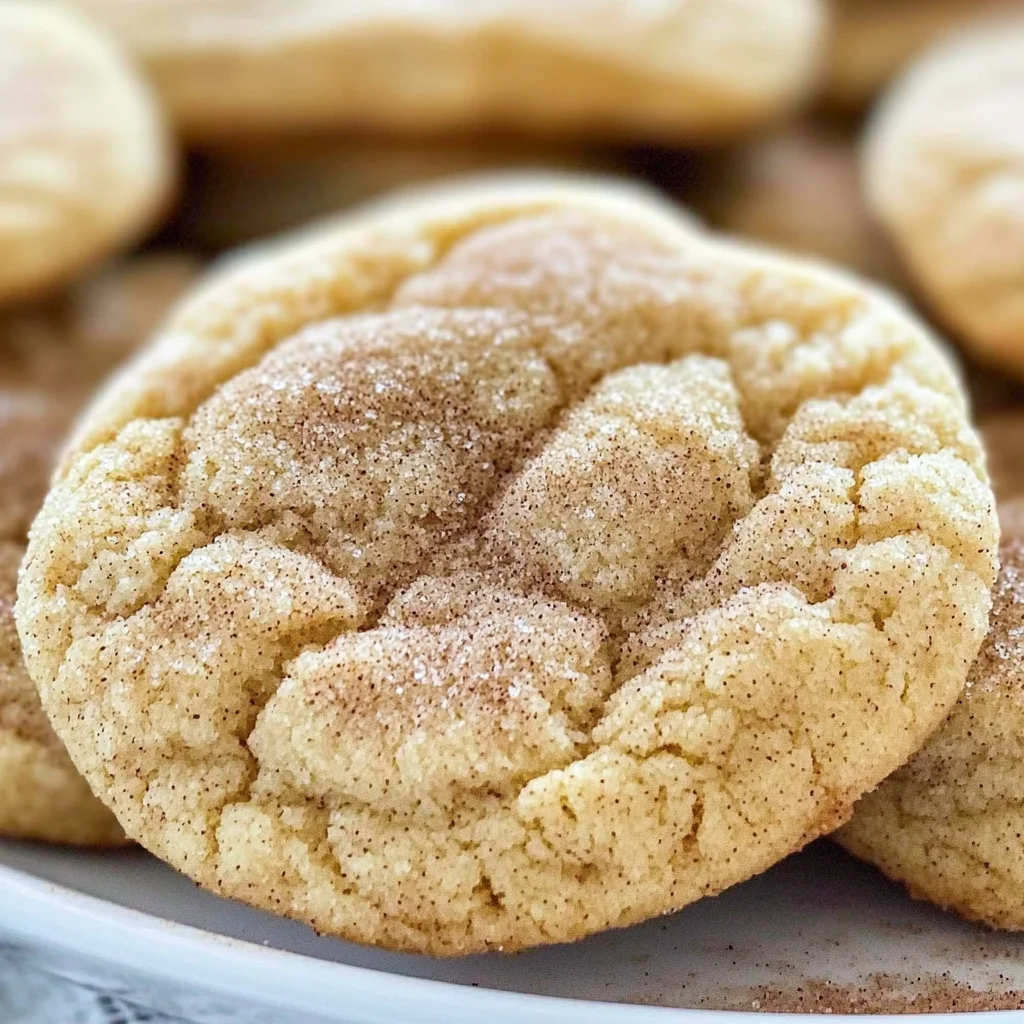 Apple Cider Snickerdoodle Cookies