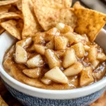 Apple Pie Dip with Cinnamon Sugar Tortilla Chips