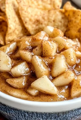 Apple Pie Dip with Cinnamon Sugar Tortilla Chips