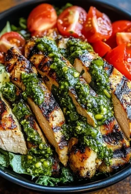 Chimichurri Grilled Chicken Bowl with Garlic Sauce