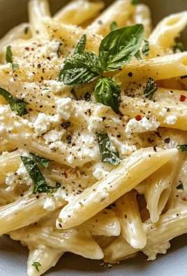 Creamy Lemon Feta Pasta Recipe