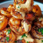 Crispy Cajun Shrimp with Creamy Sauce