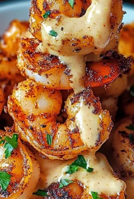Crispy Cajun Shrimp with Creamy Sauce