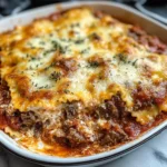 Decadent Beef and Cheese Ravioli Casserole