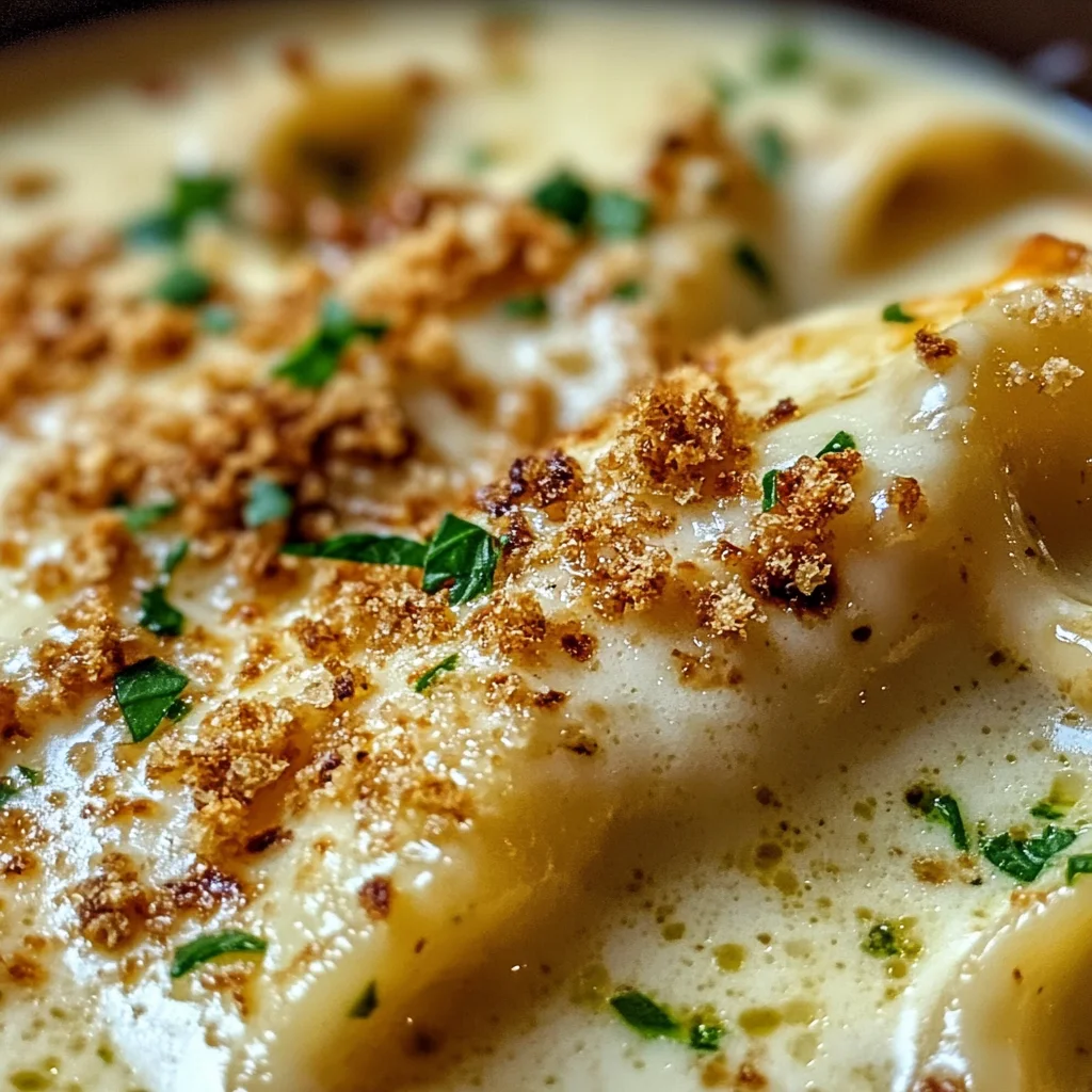 Decadent Creamy Alfredo Lasagna Soup