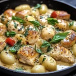 Garlic Chicken Gnocchi Skillet: A 30-Minute Wonder!