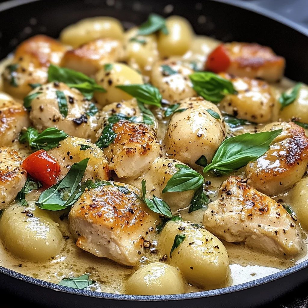 Garlic Chicken Gnocchi Skillet: A 30-Minute Wonder!
