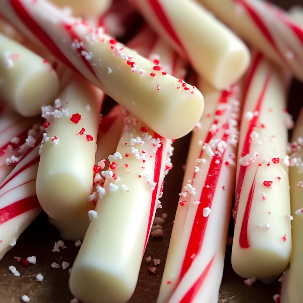 Homemade Christmas Peppermint Sticks