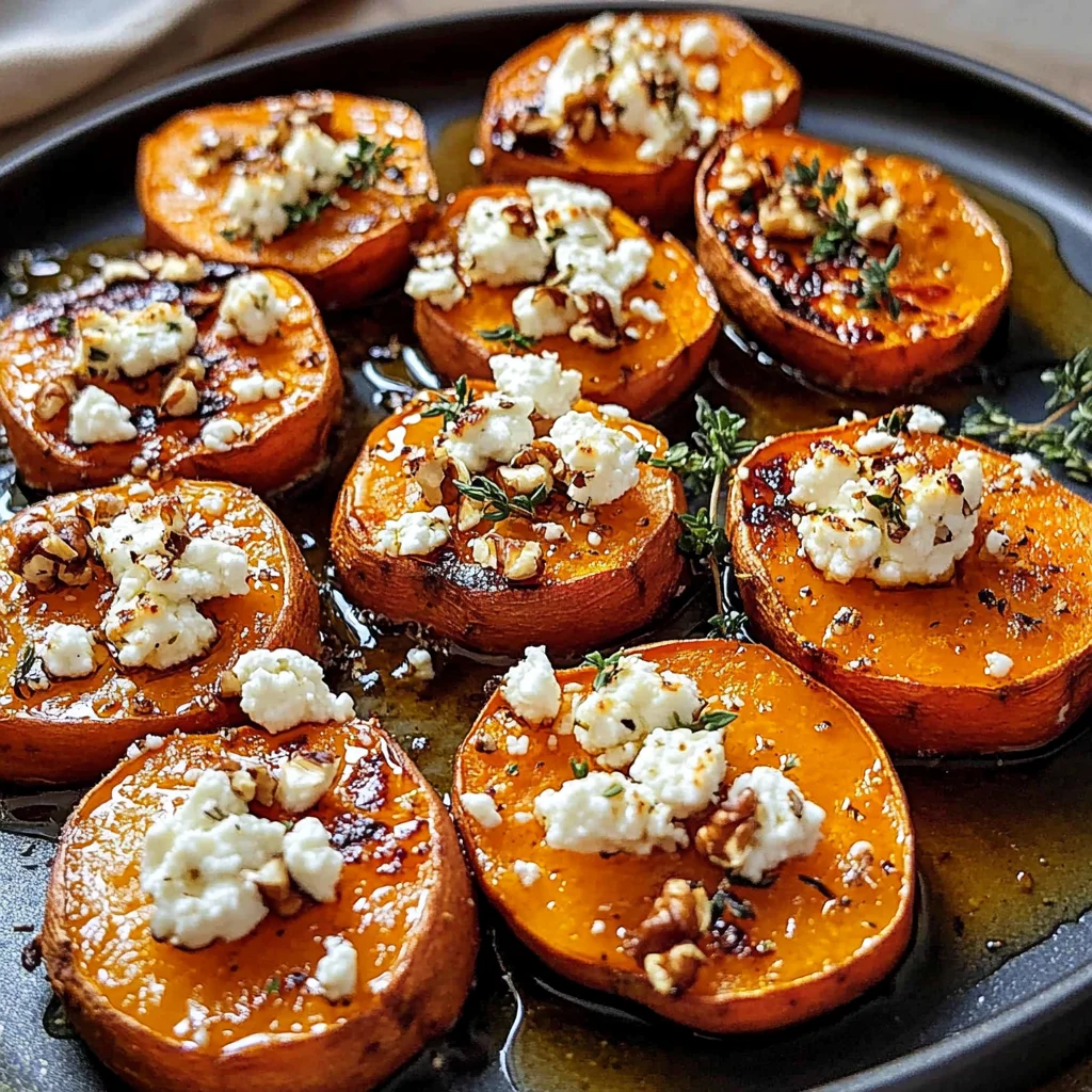 Honey Feta Sweet Potato Rounds: A Delicious & Easy Recipe