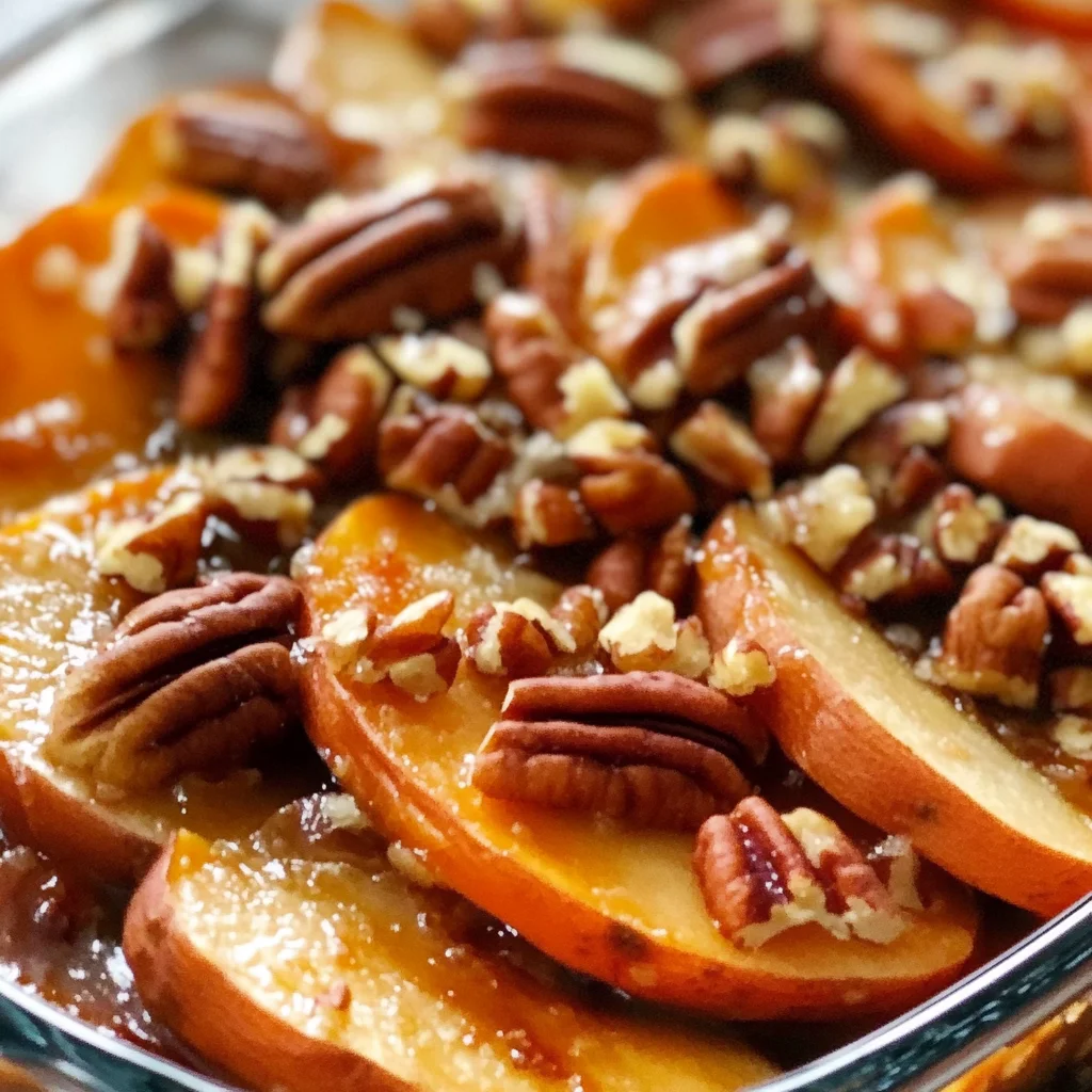 Honey Glazed Sweet Potato & Apple Casserole