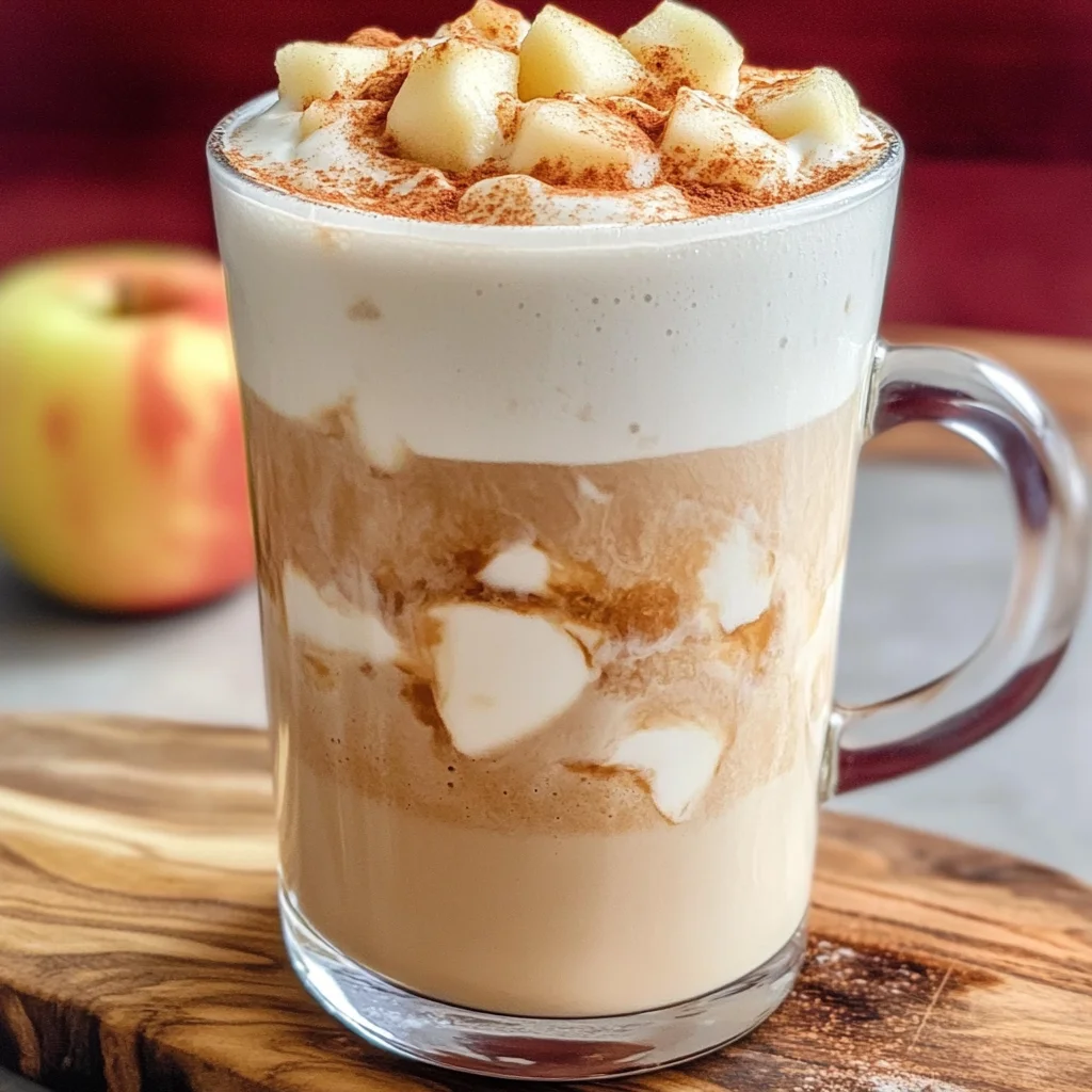 Iced Apple Crisp Cream Chai (Starbucks Copycat)