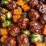 Korean BBQ Meatballs and Vegetables