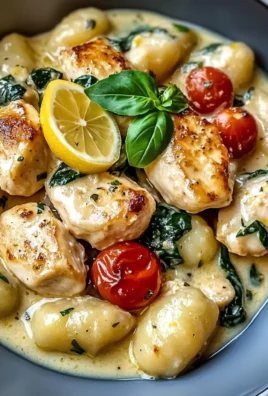 Lemon Chicken Gnocchi: Creamy One-Pot Dinner Delight
