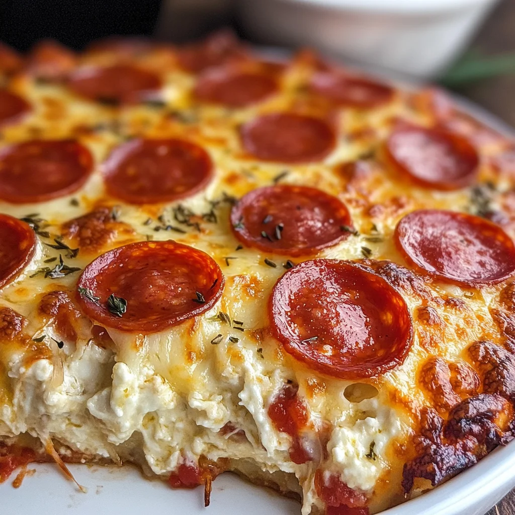 Pizza Style Cottage Cheese Bake – Easy Protein-Packed Dinner