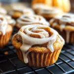 Pumpkin Cinnamon Roll Muffins