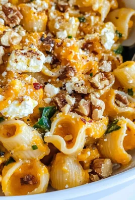 Pumpkin Feta Pasta