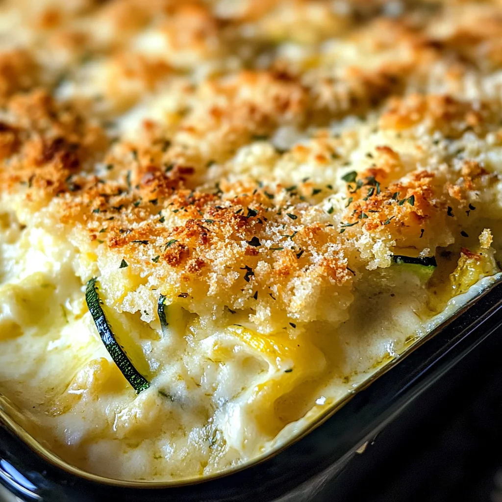 Quick Baked Zucchini Parmesan Casserole
