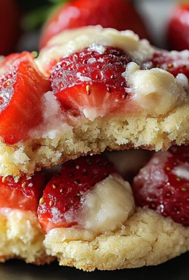 Soft Strawberry Shortcake Cookies