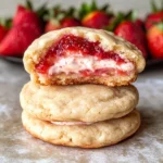 Strawberry Cheesecake Cookies